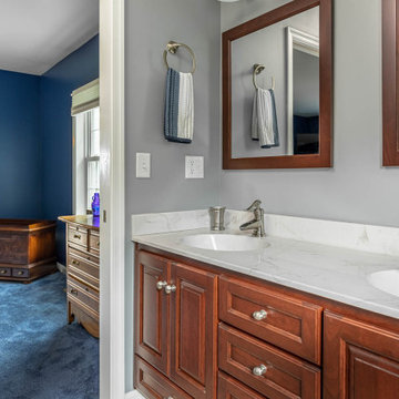 Great Room and Master Bedroom Addition with Sliding Barn Door and Oak Hardwood