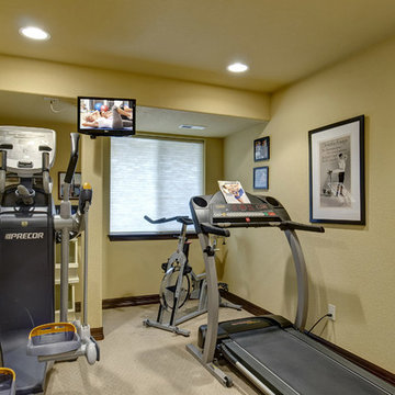 Basement Gym Workout Area