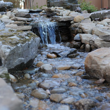 Custom Landscape with Water Features