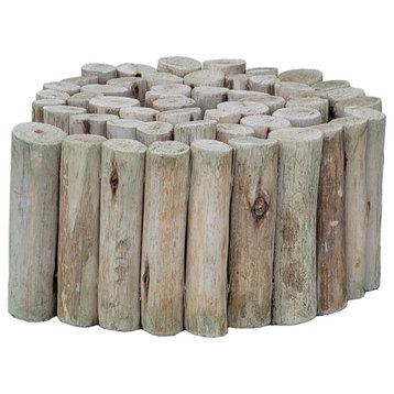 Natural Eucalyptus Wood Solid Log for Landscape Edging Lawn Garden Fence Borders