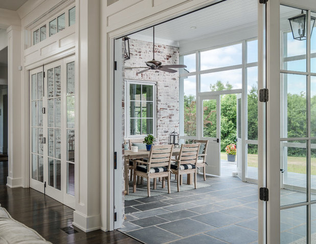 Transitional Porch by Noble Architects, LLC