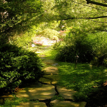 Natural stone path
