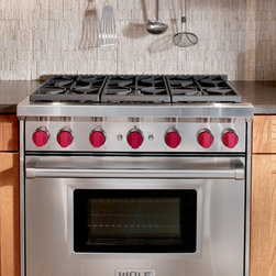 Wolf 36" Gas 6 Burner Range, Stainless Steel Natural Gas | GR366 - Gas Ranges And Electric Ranges