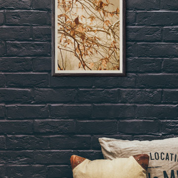 Aged Winter Leaves Botanical Nature Wall Art Print