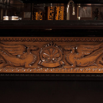 Wood Paneled Library