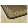 Flagship Carpets FM188-22A 4'x6' Ventana Weave Green Classroom or Office Rug