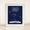 Cancer Constellation Print , 8x10