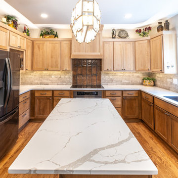 Olathe Kitchen Remodel with Powder Bath + Laundry Room Transformation