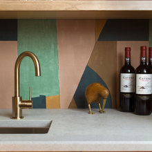 tile, counters, backsplash