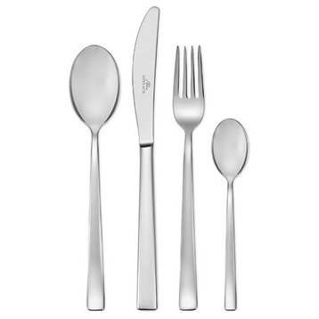 Cutlery 24-Piece Set. Shine Onda Stainless Steel