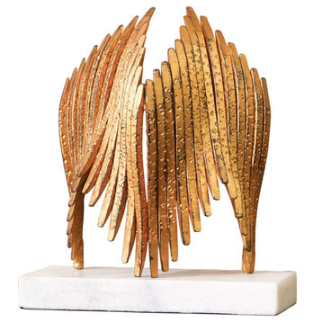 Icarus Sculpture - Brass