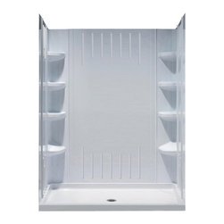 DreamLine - DreamLine 03 Shower Wall Kit for shower doors - for single threshold tray - SHBW - Bath Products