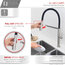 Single-Handle Pull-Down Sprayer Kitchen Faucet with Pause Button, Brushed Nickel