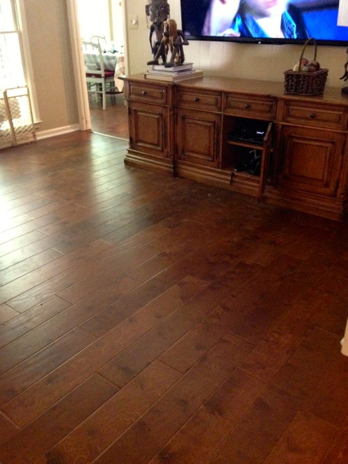 Handscraped Engineered Hardwood Design Ideas & Remodel Pictures Houzz