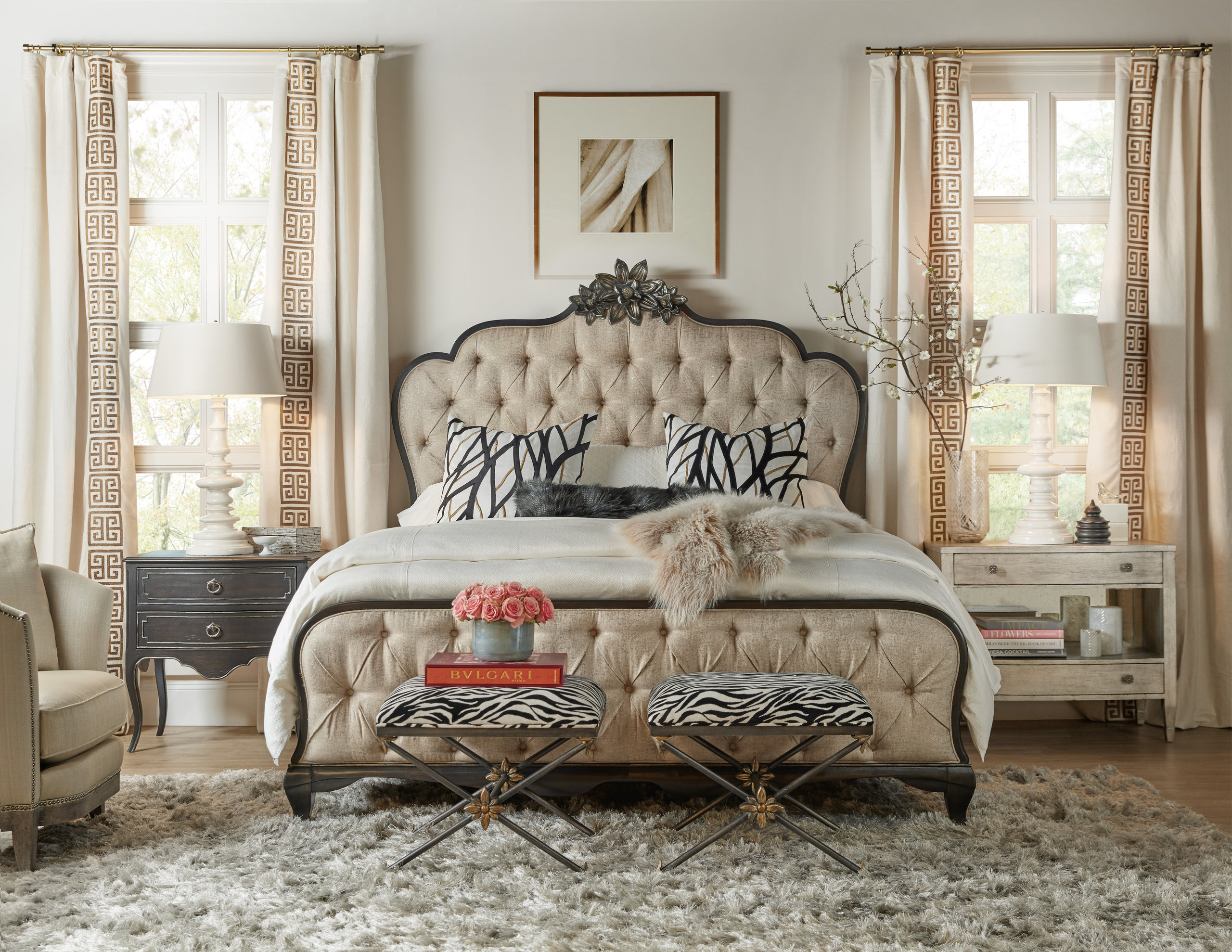 Hooker Furniture Sanctuary Sleigh Bed