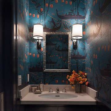 Chinoiserie Powder Room