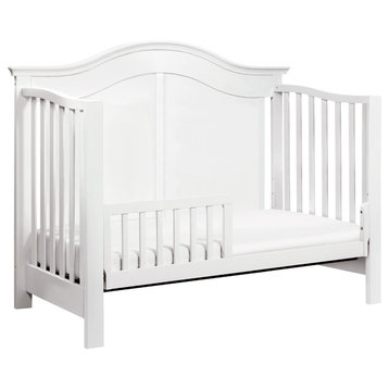 DaVinci Meadow 4-in-1 Convertible Crib With Toddler Bed Conversion Kit in White