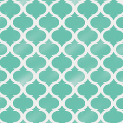 Moroccan Quatrefoil pattern wall stencil - Wall Stencils