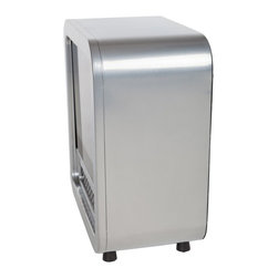 Silver Skyline Electric Fireplace Stove - Indoor Fireplaces