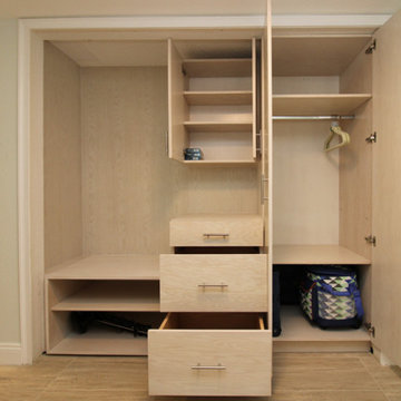 Custom Closet Modern Cabinetry for Hall Entryway