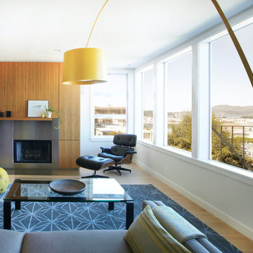 Colorful Pacific Heights Living Room