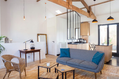 Réalisation d'un salon design.