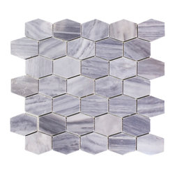 Marble Hex Italy Grey - Mosaic Tile