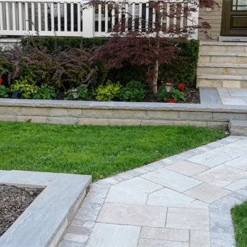 Walkway Pavers & Retaining Wall