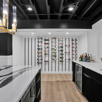 Naperville Modern Rustic Basement