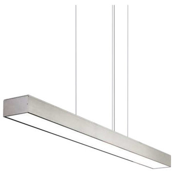 Tech Lighting Knox Linear Suspension Island Light, Satin Nickel