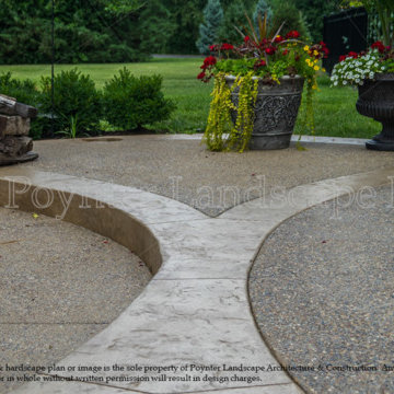 Concrete Aggregate Patio