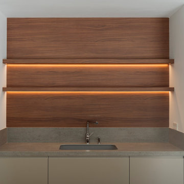 Casa prefabricada con forma de L en Madrid