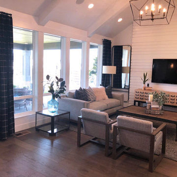 Plaid Living Room Drapes