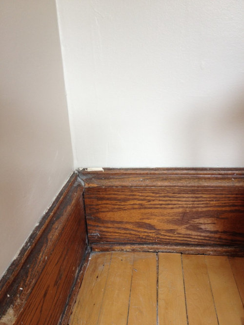 Do the cupboards have to match the baseboards