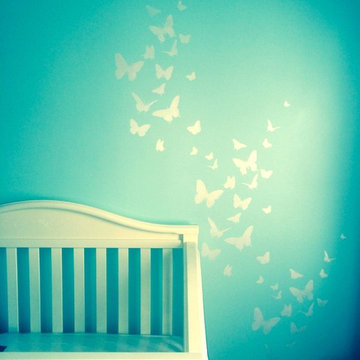 Butterfly Accent Wall