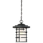 Nuvo Lighting - Nuvo Lighting 60/6405 Lansing - 1 Light Outdoor Hanging Lantern - Lansing; 1 Light; Outdoor Hanging Lantern with EtcLansing 1 Light Outd Textured Black EtcheUL: Suitable for damp locations Energy Star Qualified: n/a ADA Certified: n/a  *Number of Lights: Lamp: 1-*Wattage:100w A19 Medium Base bulb(s) *Bulb Included:No *Bulb Type:A19 Medium Base *Finish Type:Textured Black