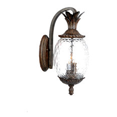 Acclaim Lighting 7512 3 Light 21.75"H Pineapple Outdoor Wall - Black Coral