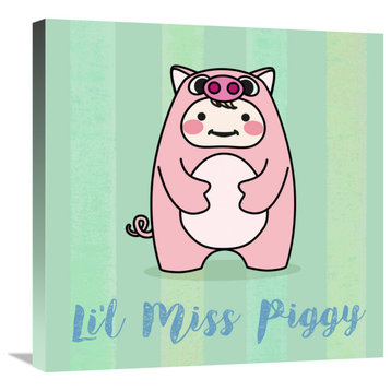 "Li'l Piggy" by Malia Rodrigues, 24"x24"