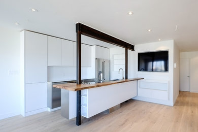 Inspiration for a mid-sized contemporary home design remodel in San Francisco