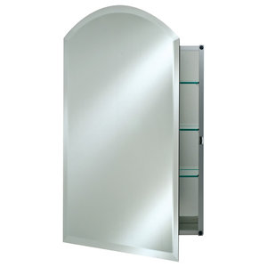 Arch Top Frameless Medicine Cabinets Contemporary Medicine Cabinets By Afina Corporation