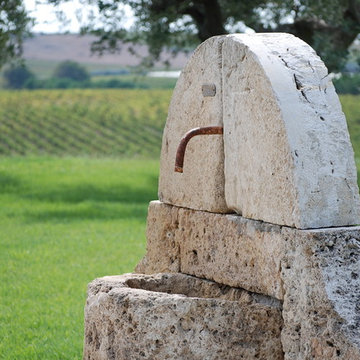 Exterior water Fountains for Pools and Walls, Mediterranean Style