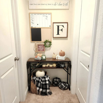 Halloween Decoration Ideas with Narrow Console Table (@addie_pattie23)