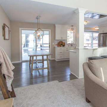 Open and Bright Kitchen Designed for Newlyweds