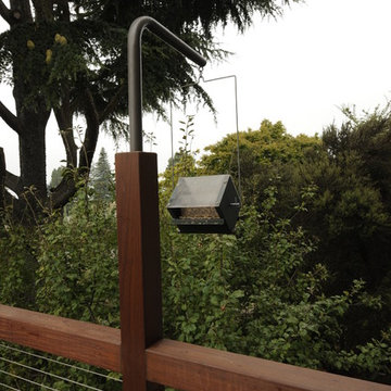 Oakland Hills Ipe Deck Bird Feeder Detail