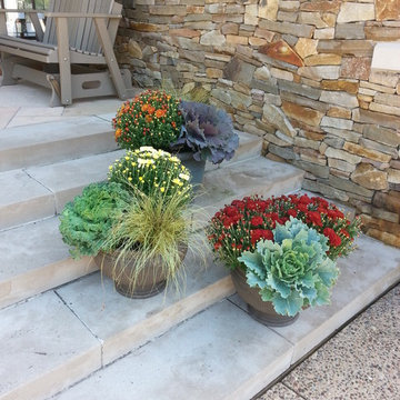 Fall Patio Pots