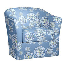 Swivel armchair