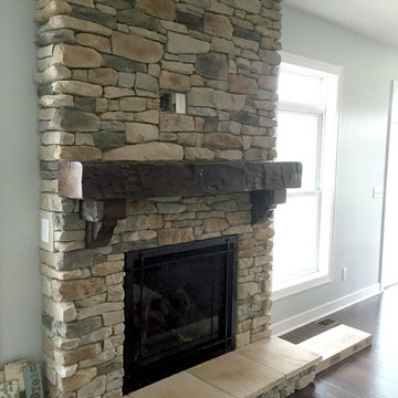 Rustic Fireplace