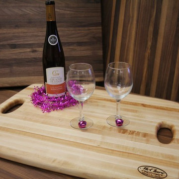 Michigan Maple Butcher Block Serving Platter with Handles