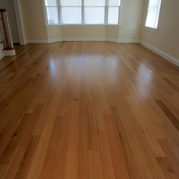 EAST ISLIP: 4" RIFT SAWN RED OAK INSTALLED & FINISHED - BONA AMBERSEAL/TRAFFIC