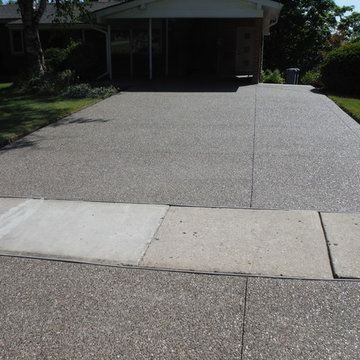Exposed Aggregate Driveway